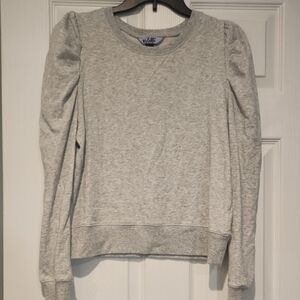 Vylette Heathered Sweatshirt Rouched Shoulders